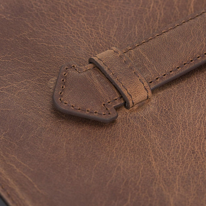 Solo Pelle Hülle geeignet für Apple iPad Pro 12,9" 2020 Echtleder Case aus echtem Leder. Unterstützt