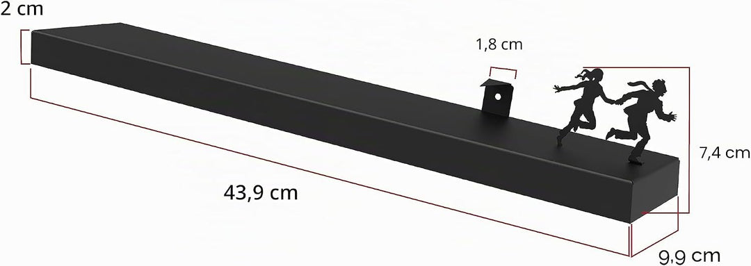 Schwebender Regal Toilettenpapierhalter – Toiletenpapierrollenhalter Wandhalterung für Papierrollen