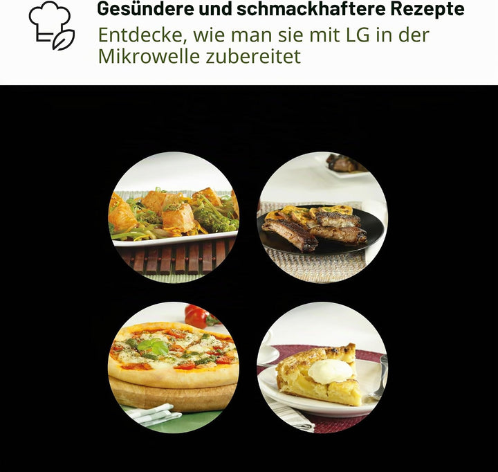 LG MH6044V Mikrowelle mit Grill, 20 Liter, 700 W,