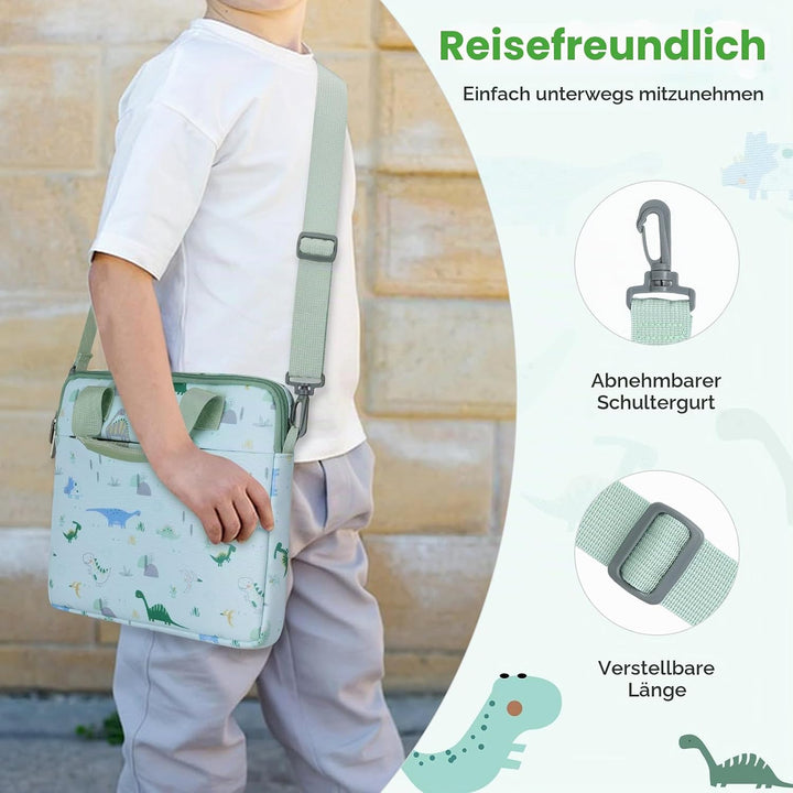 MoKo 10-12,5 Zoll Kinder Tablet Tasche Hülle für Fire HD 10 13th/11th Gen, Fire HD 8/7 Kids 2022, Ta