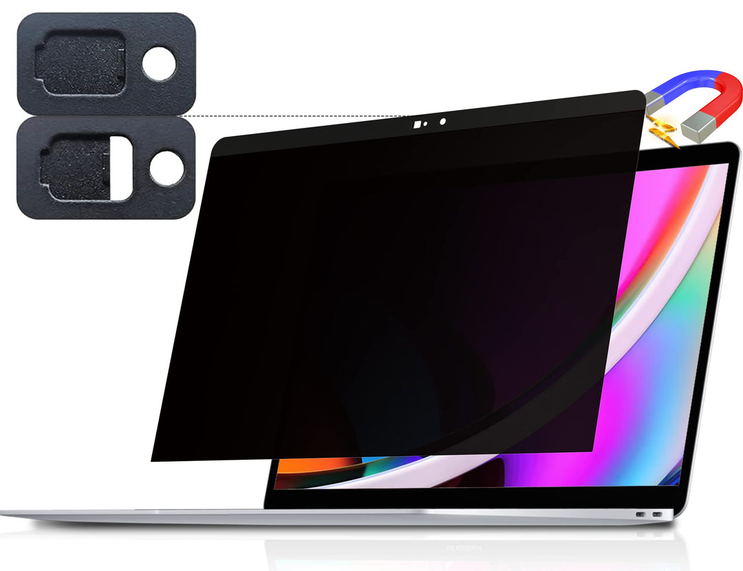 Sichtschutz MacBook Pro 13 Zoll (2016-2022, M1, M1), Magnetisch Abnehmbarer Anti-Blaulicht-Blendfilt