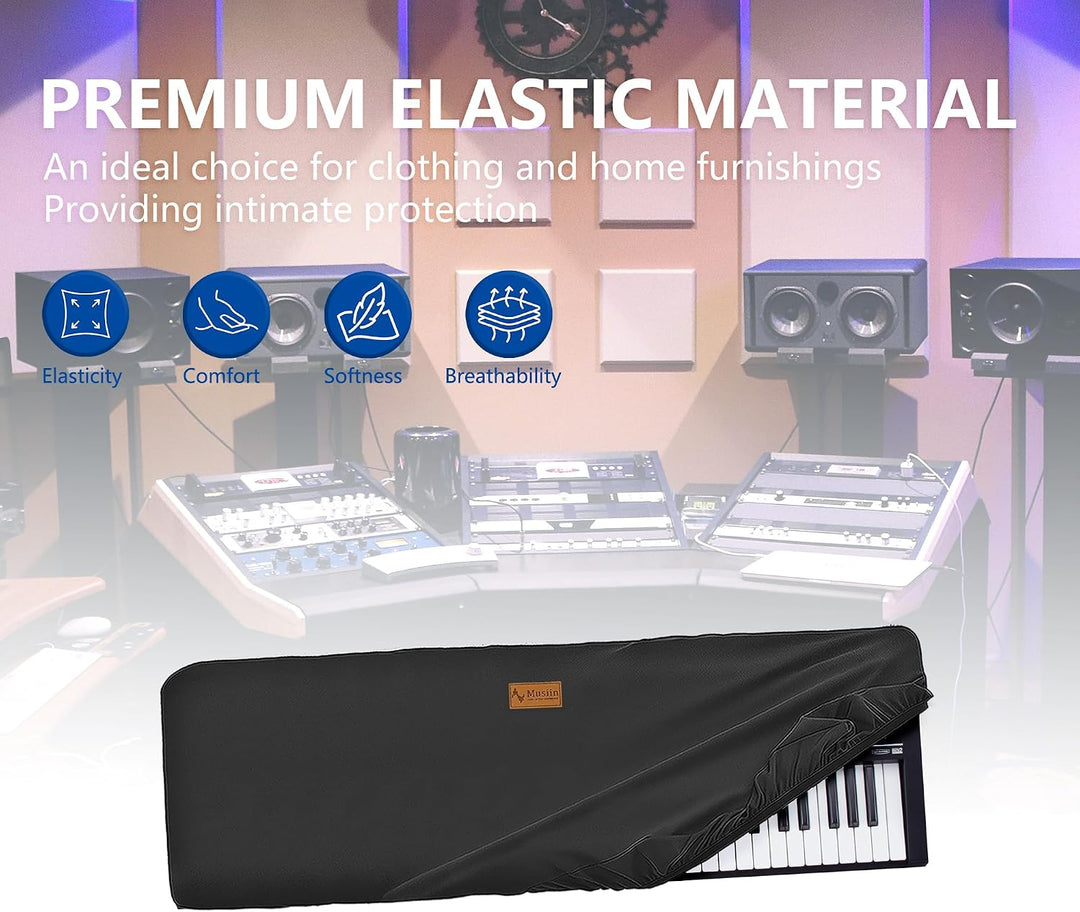 Musiin Staubschutz für Klaviertastatur mit 61 Tasten, kompatibel mit Roland V-COMBO VR-09-B, FA-06,