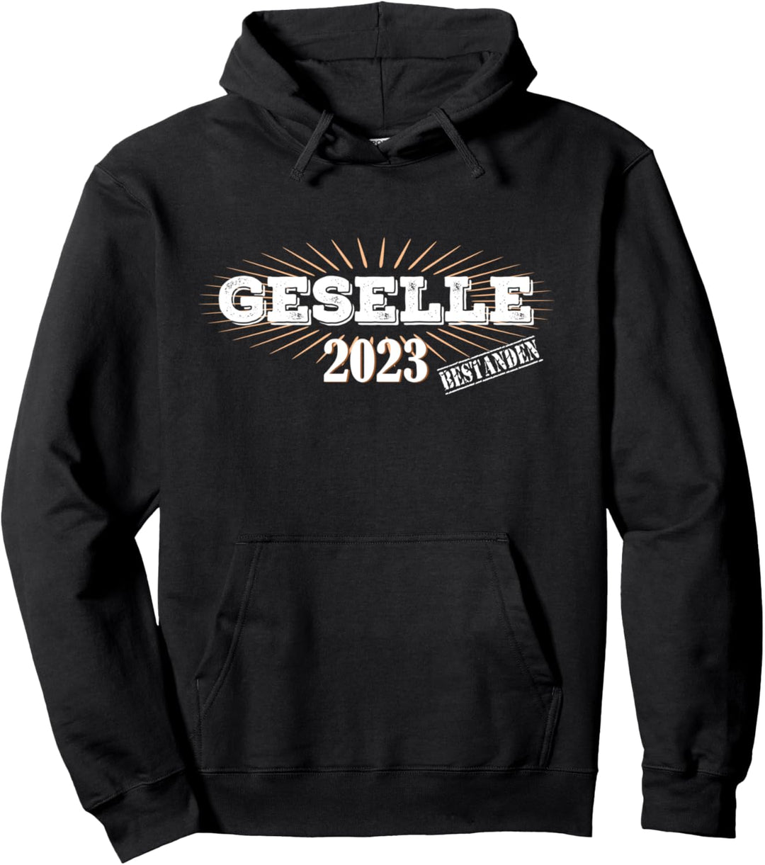 Geselle 2023 bestanden Prüfung Ausbildung Azubi Pullover Hoodie