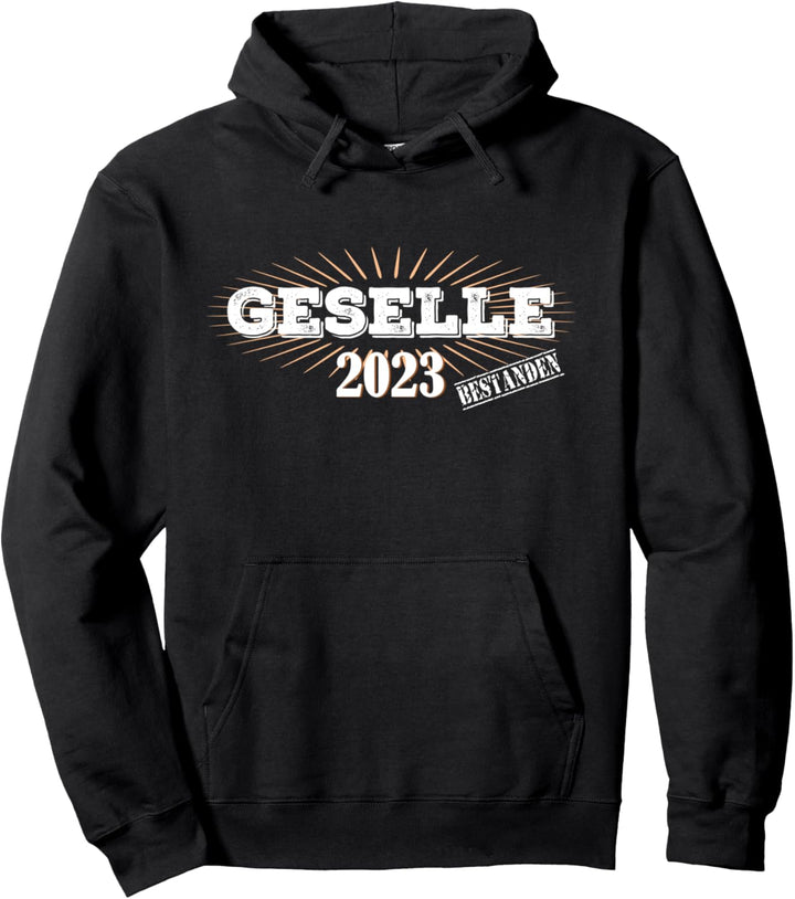 Geselle 2023 bestanden Prüfung Ausbildung Azubi Pullover Hoodie