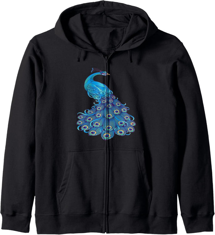 Schöner Pfau Kapuzenjacke