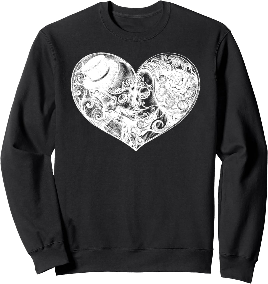Dia de Muertos Kuss und LiebeI Skelett & Gothic Sweatshirt