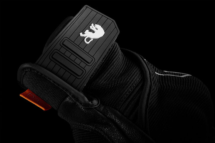Furygan Jet NEON D3O - Motorradhandschuhe für Herren - 100% Lederhandfläche - Komfort - Sommerhandsc