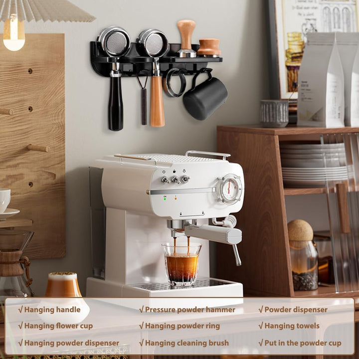 58mm Kaffee Tamperstation – Siebträger Zubehör, Barista Zubehör, Espresso Zubehör für DeLonghi Dedic