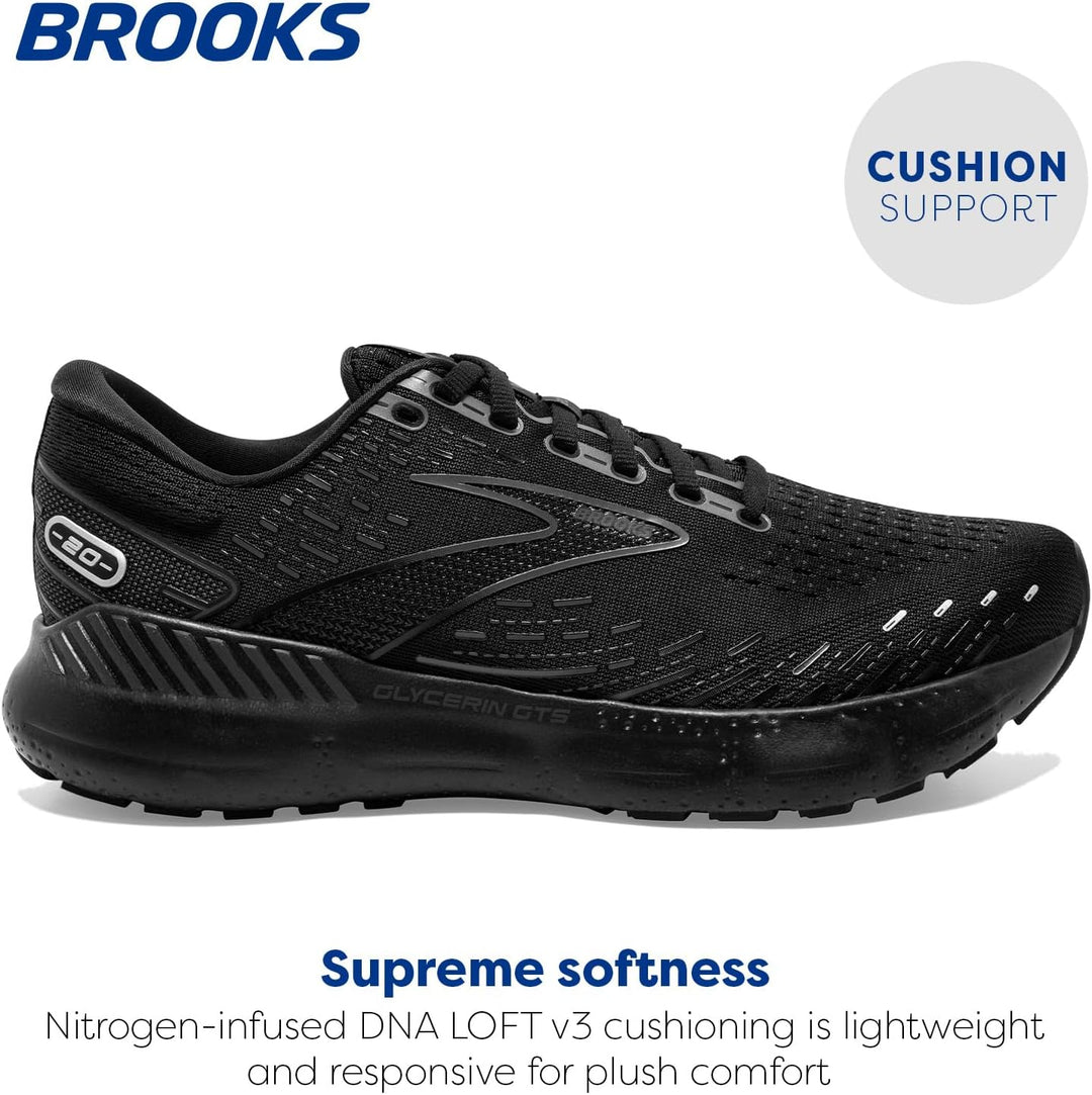Brooks Ghost Gtx M, Herren Sportschuhe - Running 42.5 EU Schwarz Schwarz Ebenholz, 42.5 EU Schwarz S
