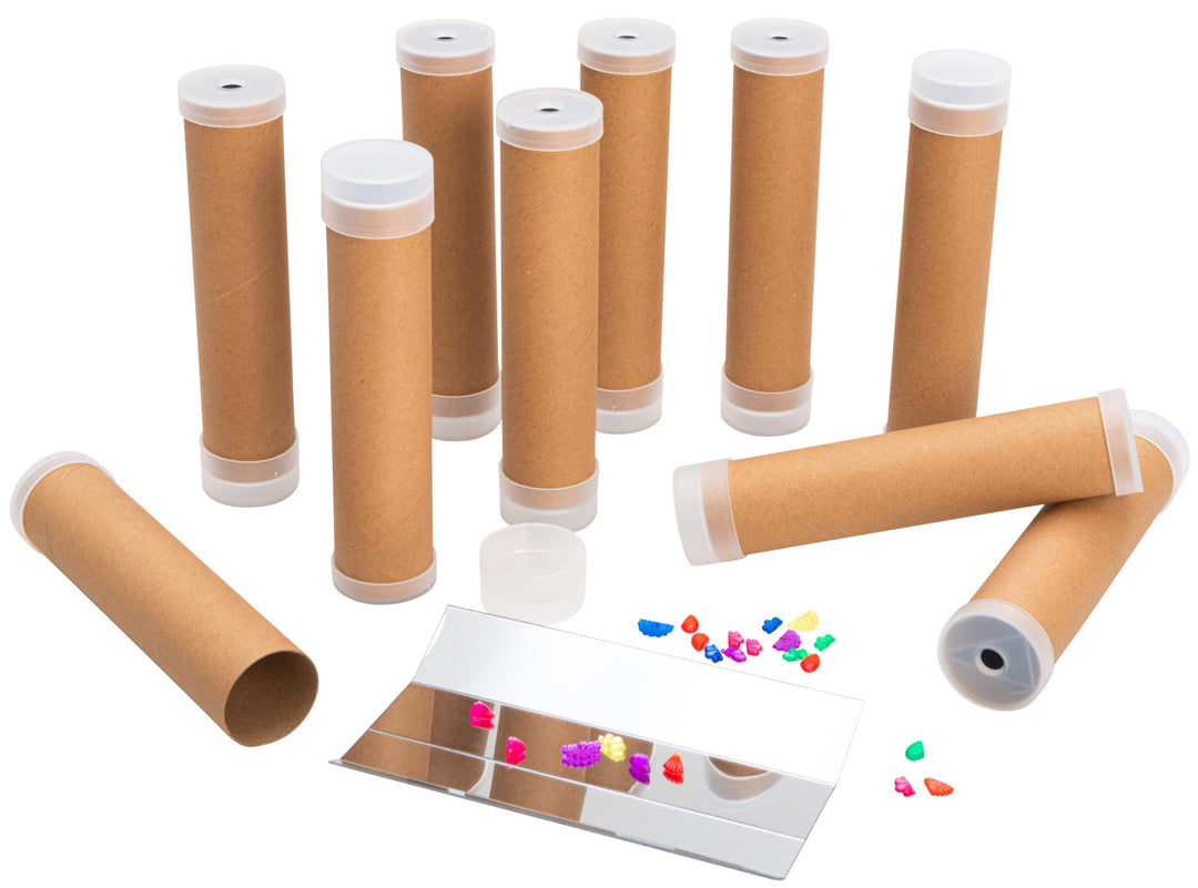 Betzold 52120 - Kaleidoskop Kinder-Geburtstag 10er Bastel-Set Mitgebsel
