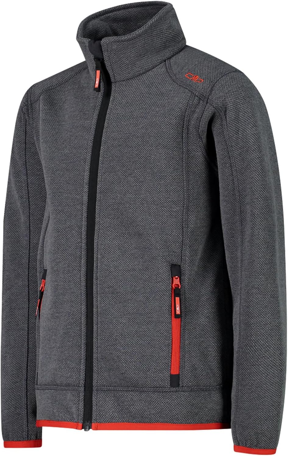 CMP Unisex Kinder Kinderjacke fleecejacke 176 Anthrazit-Flamme, 176 Anthrazit-Flamme
