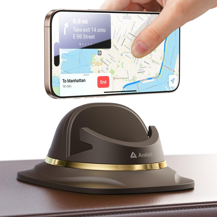 andobil Handyhalterung Auto Handyhalterung [ 2026 Einfach zu Benutzen ] Handy Halterung Auto Armatur