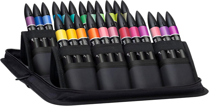 Winsor &amp; Newton 0290030 ProMarker (im Wallet, Professioneller Layoutmarker - 2 Spitzen, fein und bre