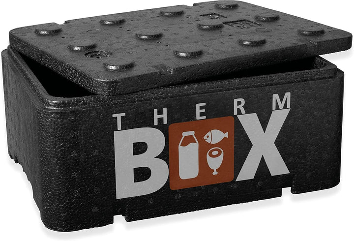 THERM BOX Styroporbox Klein 12BL Innen: 36x26x13cm 12-Liter Isolierbox Warmhaltebox Kühlbox Thermobe