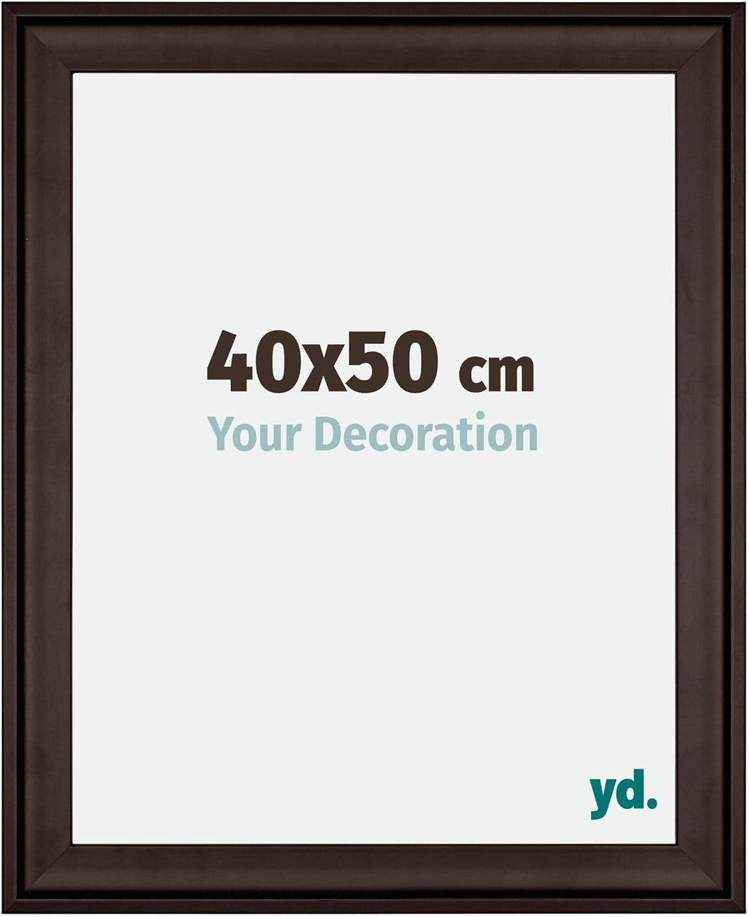 yd. Your Decoration - Bilderrahmen 40x50 cm - Bilderrahmen aus Holz mit Acrylglas - Antireflex - Aus