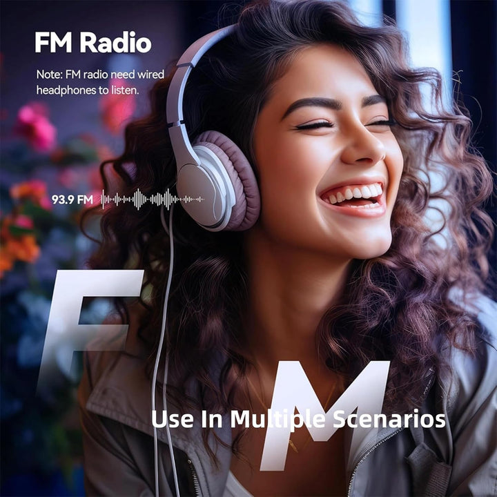 2025 Neuer MP3 -Player mit Bluetooth, HiFi Sound Tragbarer Musikplayer mit 2,01 -Zoll -IPS -Bildschi