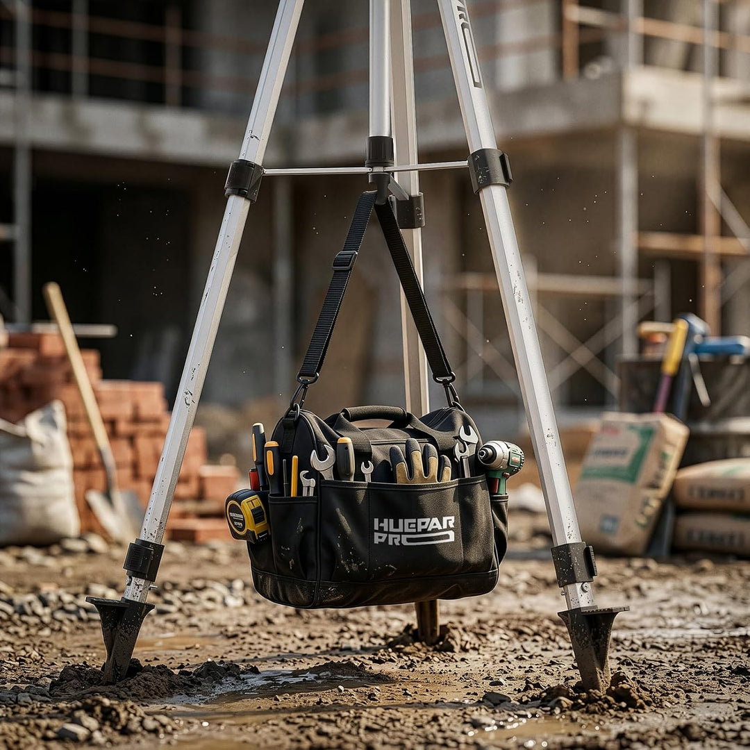 Huepar Pro Hochleistungs Stativ für Laser, 250cm Tripod, Gewinde:1/4”&amp; 5/8" | Innen- und Aussenberei