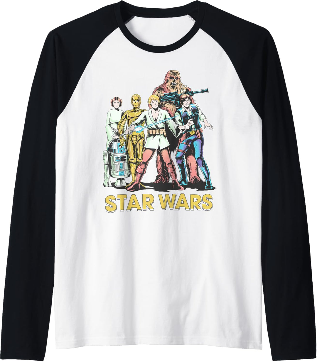 Star Wars Retro Hope Group Raglan