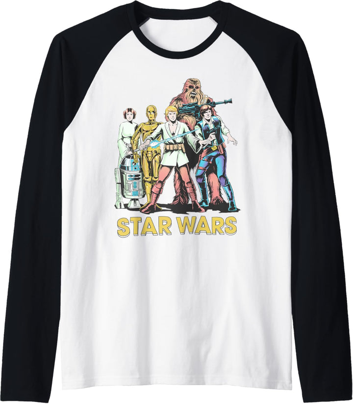 Star Wars Retro Hope Group Raglan