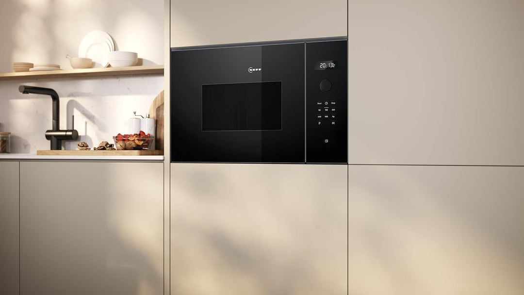 Neff N 50, HLAWD53K0, Einbau Mikrowelle, 59 x 38 cm, Easy Clean für schnelle Reinigung, LED Display,