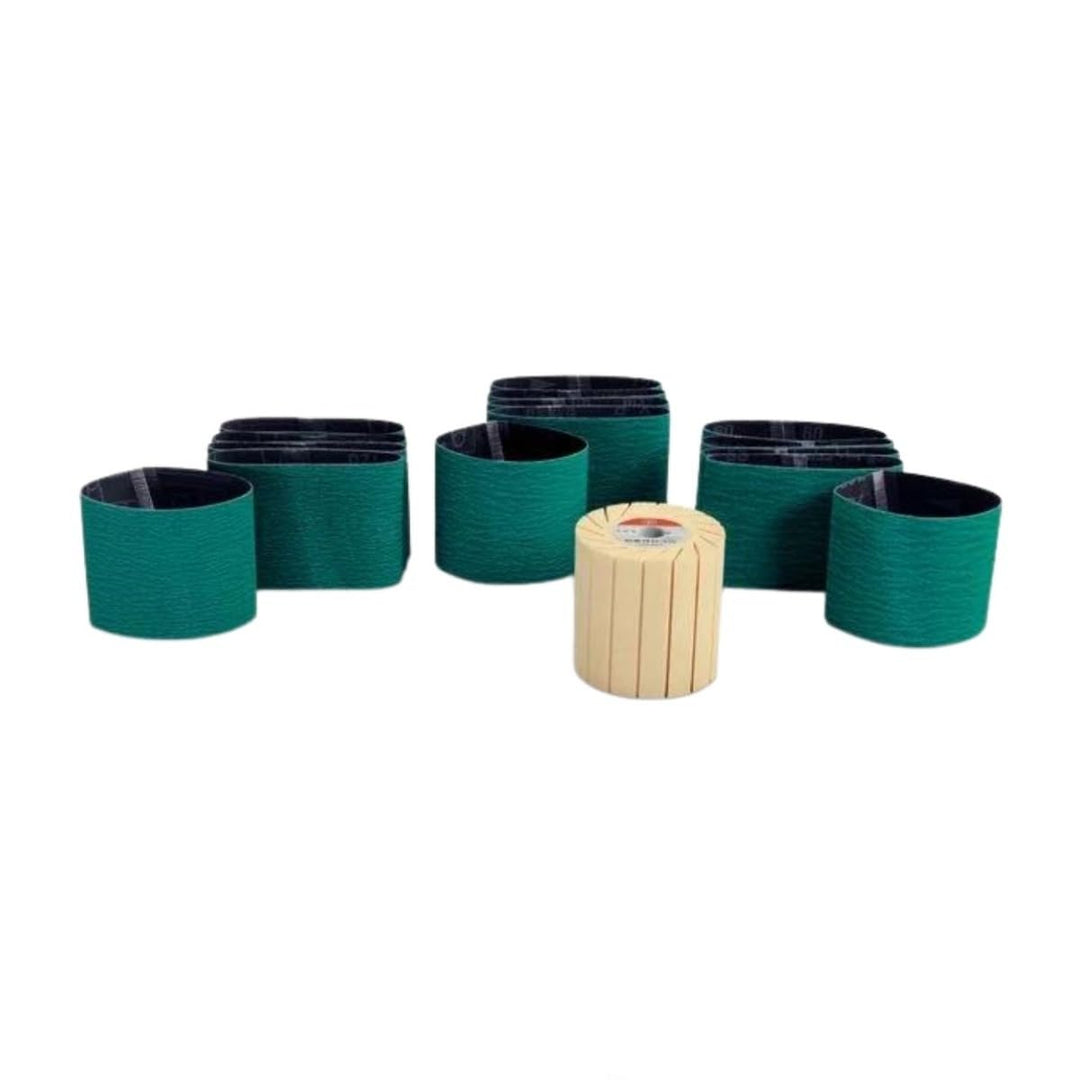 FEIN 63806192020 Edelstahlset Edelstahl-Set Schleifen Fläche, Orange