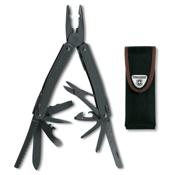 Victorinox Multitool-Werkzeug Swiss Tool Spirit XBS, Taschenmesser, 27 Funktionen, Kombi-Spitzzange,