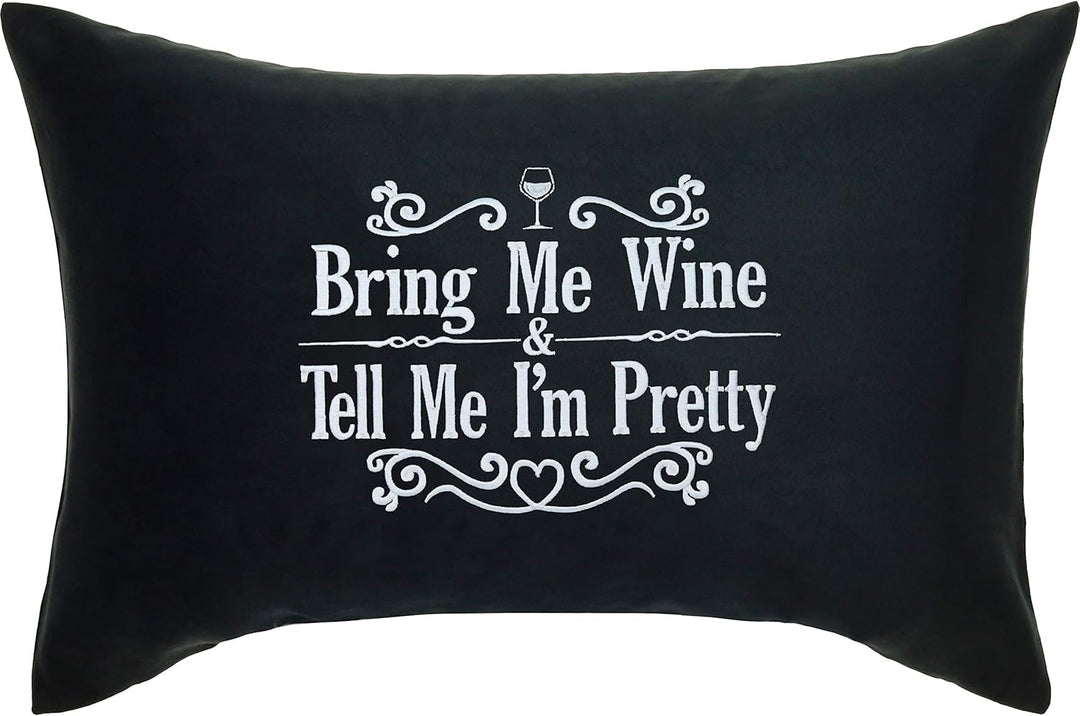 EXPRESS-STICKEREI Lustiges Kissen Dekoration Dekokissen mit Füllung Zierkissen Sofakissen | 40x60cm