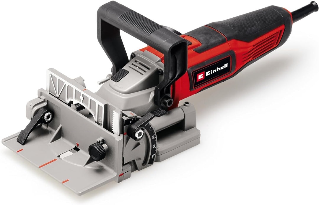 Einhell Flachdübelfräse TE-BJ 900 (900 W, 20 mm Frästiefe, stufenlose Winkel-/Höheneinstellung, 6-st