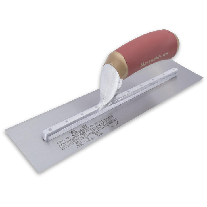 Marshalltown PermaShape Glättkelle, gebogene Form, aus Carbonstahl, perfekt für Verputzer und Gipser
