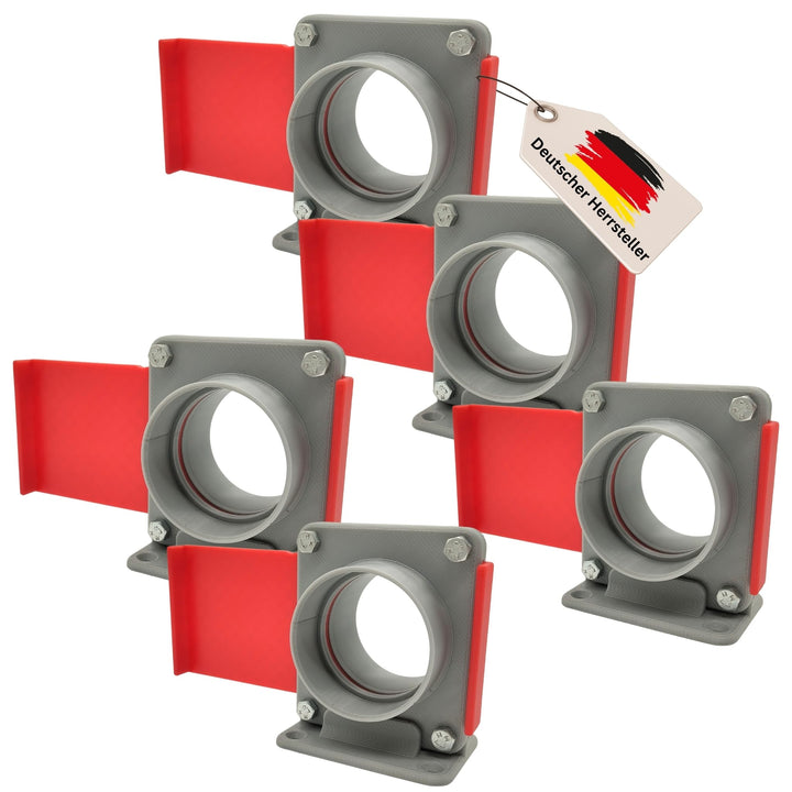 Absperrschieber DN50 für HT-Rohre – 5er-Set robustes Blastgate DN50 Set 5x, DN50 Set 5x