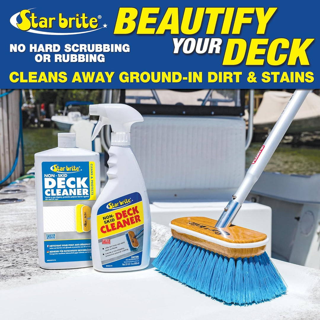 STAR BRITE Anti-Rutsch Deckreiniger &amp; Schutz - Waschen Sie Schmutz von Rutschfesten Oberflächen und