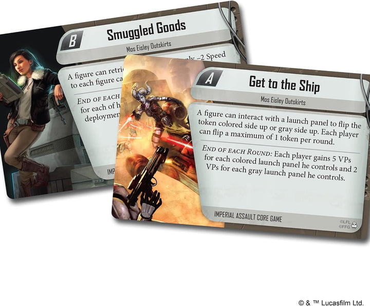 Fantasy Flight Games FFGSWI01 Star Wars Board Game & Extension, Mehrfarbig, 1. Core Set & Accessorie