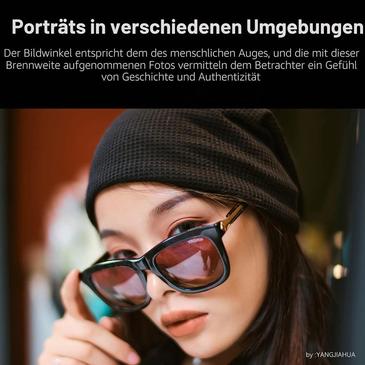 7artisans 24mm F1.4 APS-C Manual Prime Objektiv Grosse Blende für Fujifilm FX-Mount Spiegellose Kame