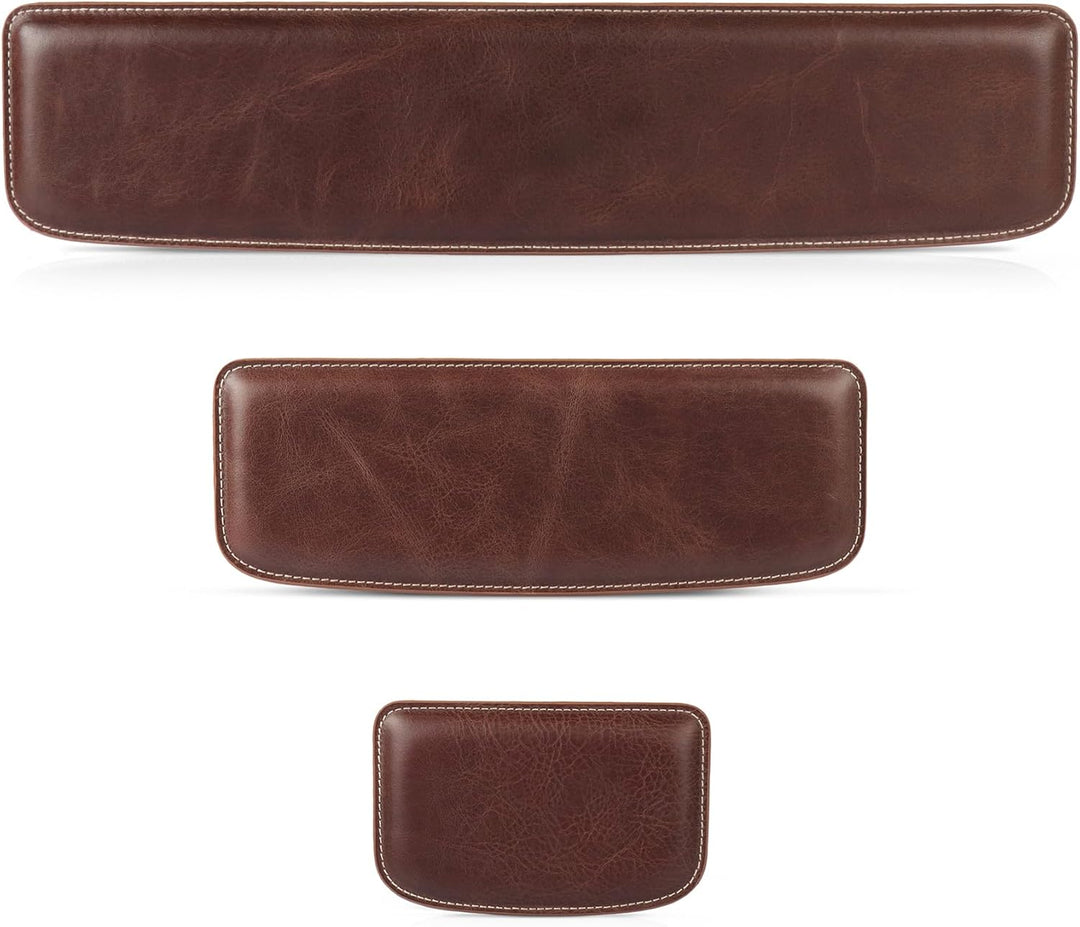 Londo Echtes Leder Tastaturpad - Premium Ergonomische Unterstützung für Komfortables Tippen bei der