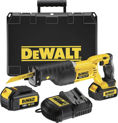 DeWalt Akku-Säbelsäge (18V, elektrische Hubzahl-Regulierung und elektronische Motorbremse, werkzeugl