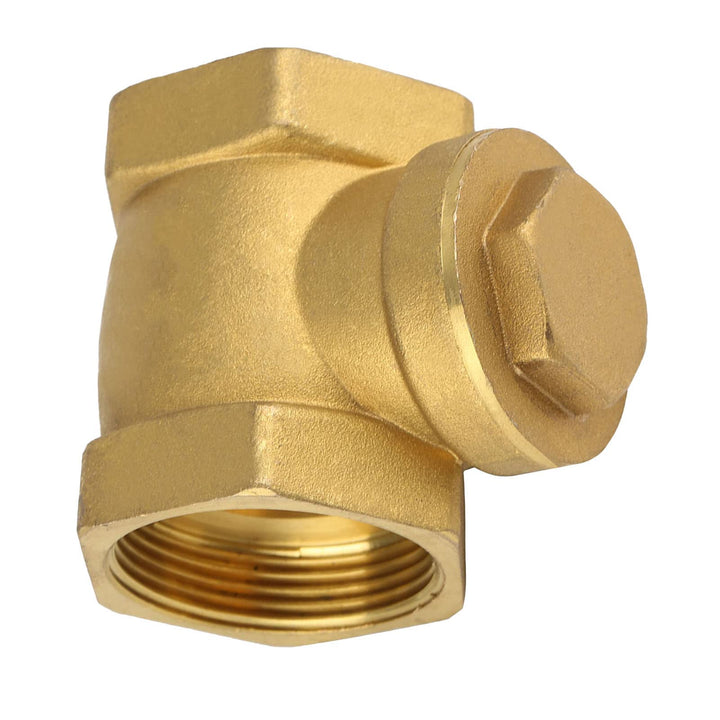 chekval,DN32 Female Thread Brass NOn return Swing Check Valve 232PSI DN32 1-1/4 Zoll Innengewinde Me