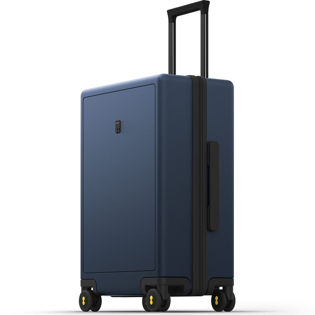LEVEL8 Koffer Trolley, Rollkoffer Reisekoffer Hartschalen 4 Rollen, Spinner Handgepäck,TSA, 100% PC,