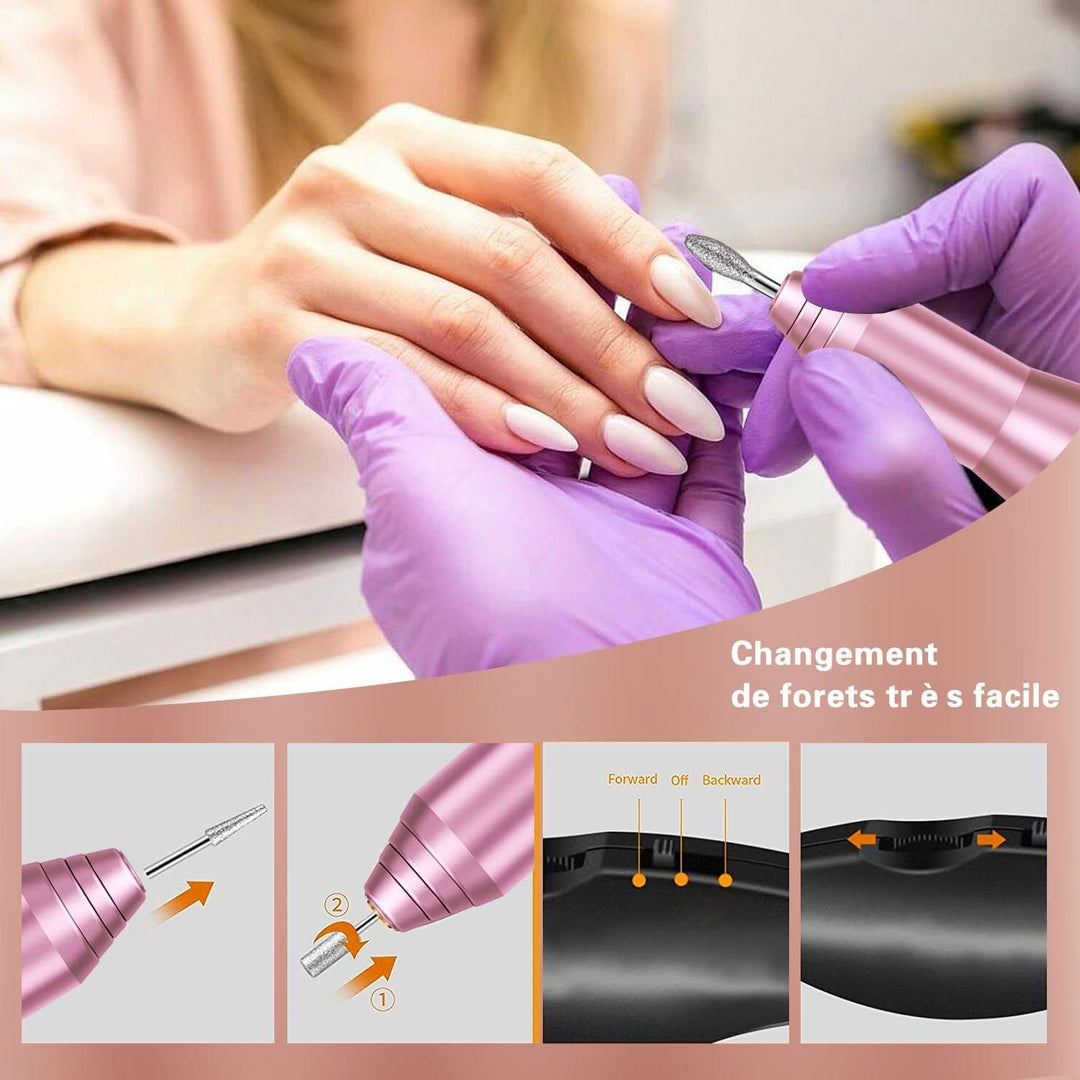 USB-Nagelfräse, tragbar, elektrisch, Maniküre- und Pediküre-Set, Maniküre und Pediküre, für Salon un