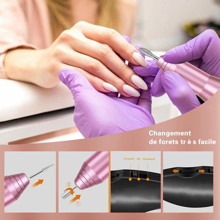 USB-Nagelfräse, tragbar, elektrisch, Maniküre- und Pediküre-Set, Maniküre und Pediküre, für Salon un