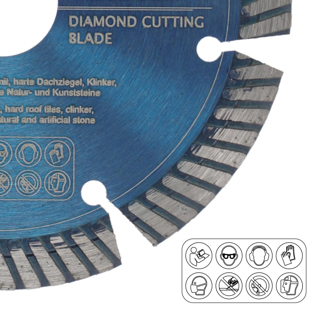 PRODIAMANT Fastcut Highspeed Diamant-Trennscheibe 115 mm x 22,23 mm für sehr harte Baustoffe wie Kal