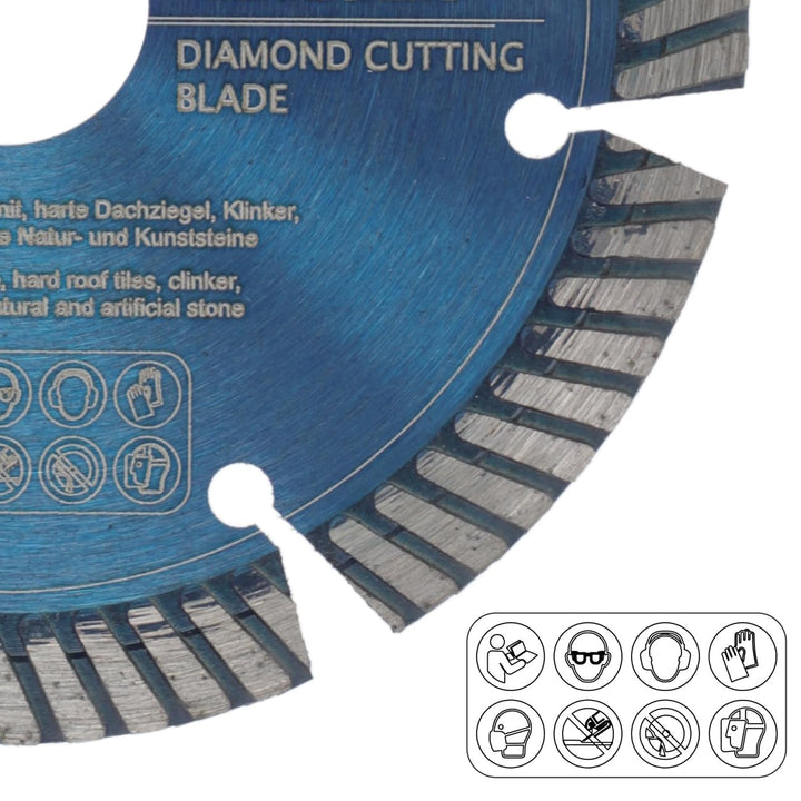 PRODIAMANT Fastcut Highspeed Diamant-Trennscheibe 115 mm x 22,23 mm für sehr harte Baustoffe wie Kal