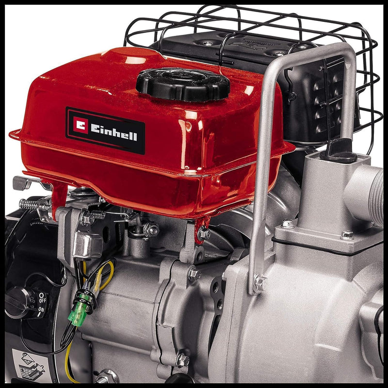 Einhell Benzin-Wasserpumpe GC-PW 16 (1.6 kW, max. 14000 L/h Fördermenge, max. 28 m Förderhöhe, Wasse