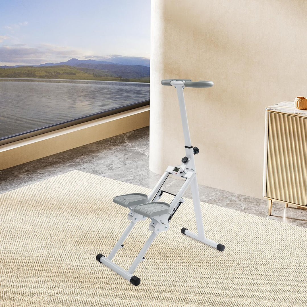 Stairmaster Für Zuhause Stair Stepper Treppensteiger Fitnessgerät Faltbarer Vertikaler Mit 10 Kg Tra