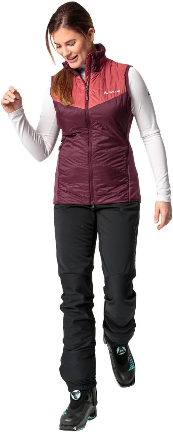 VAUDE Damen Chaleco Sesvenna Iv para Mujer Jacke, brick
