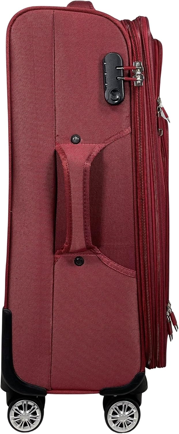 MY TRAVEL BAG Stoff Reisekoffer Trolley Erweiterbar mit Zwillingsrollen (M/L/XL/XXL oder 4er Set) We