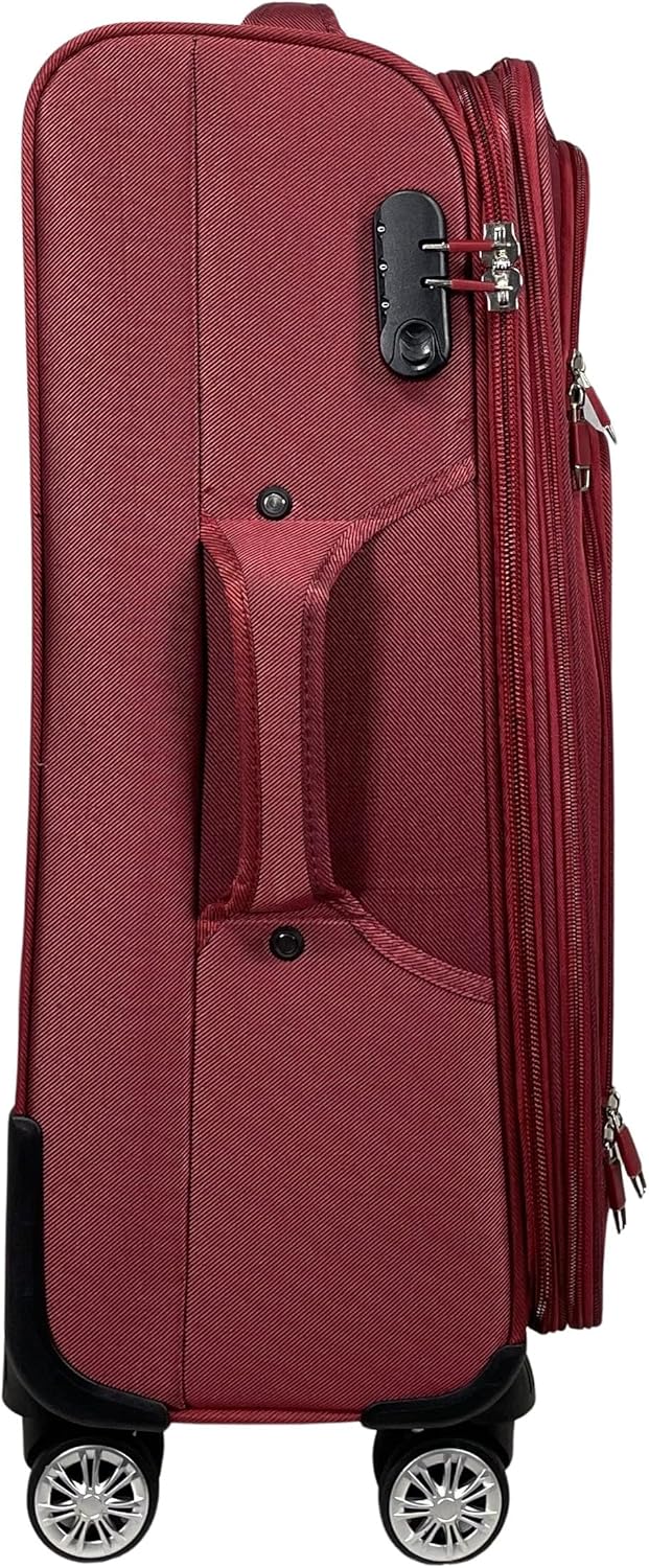 MY TRAVEL BAG Stoff Reisekoffer Trolley Erweiterbar mit Zwillingsrollen (M/L/XL/XXL oder 4er Set) We