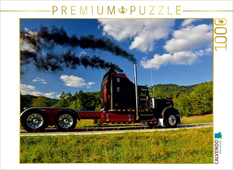 CALVENDO Puzzle Kenworth W900A EXTHD 1000 Teile Lege-Grösse 64 x 48 cm Foto-Puzzle Bild von Ingo Lau