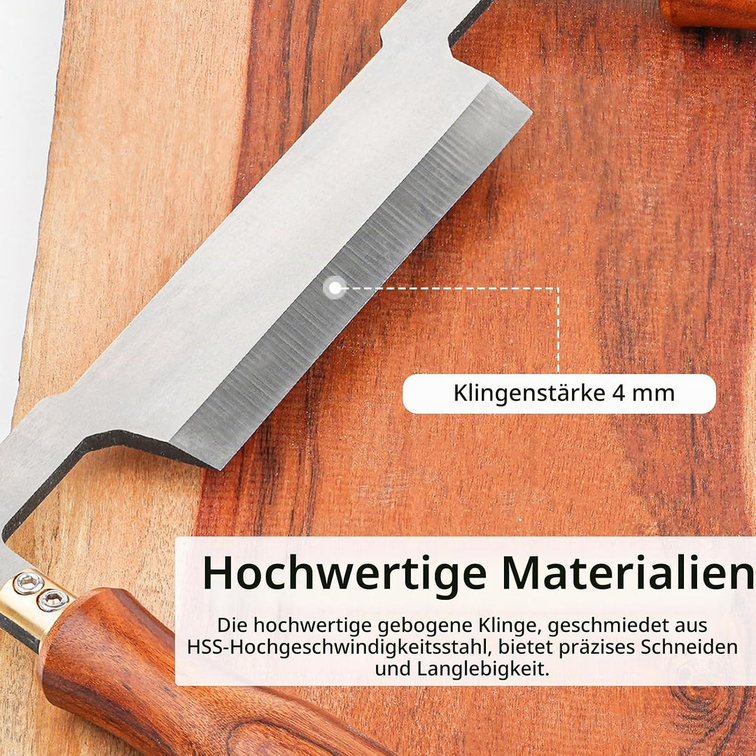 Zeichnen Rasur Werkzeug, Geschmiedetes Zugmesser Gebogenes Zugmesser Entrindungswerkzeug Gebogen Zie