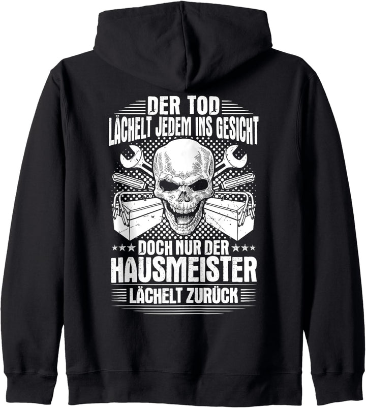 Lächeln Hausmeister Kapuzenjacke