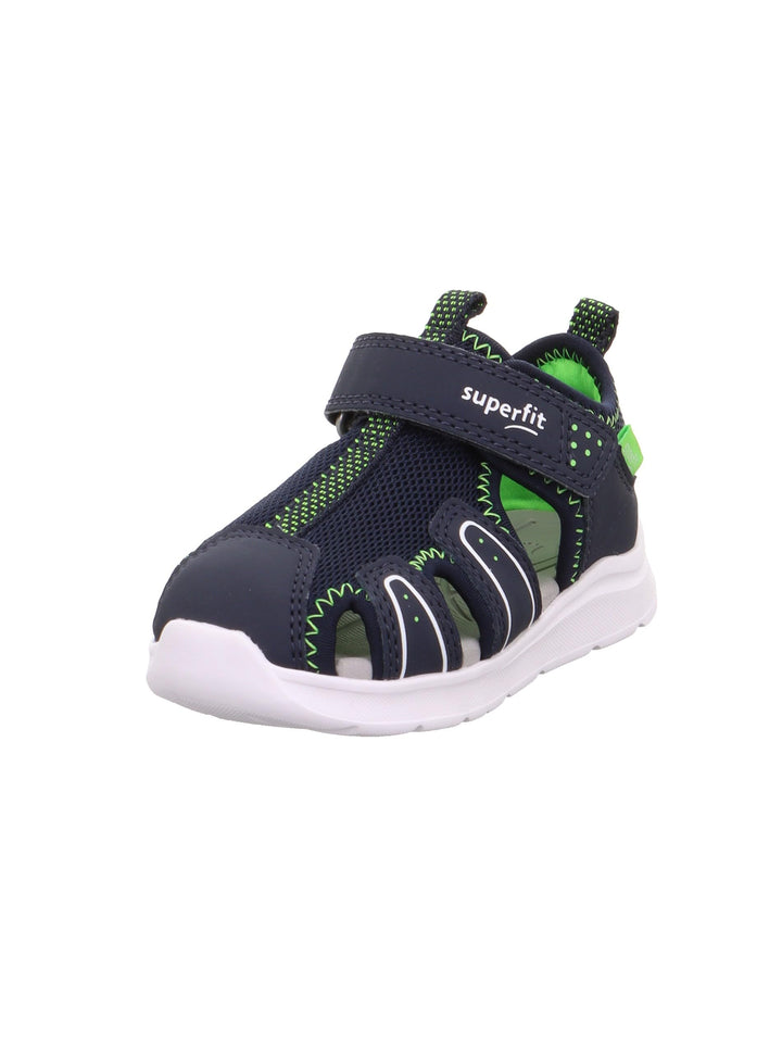 Superfit Jungen Wave Sandale 19 EU Blau Hellgrün 8050, 19 EU Blau Hellgrün 8050